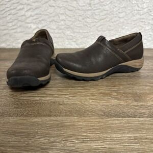 Eastland Dayle Womens 7M Brown Leather Slip On Comfort Shoes Casual Work Loafers